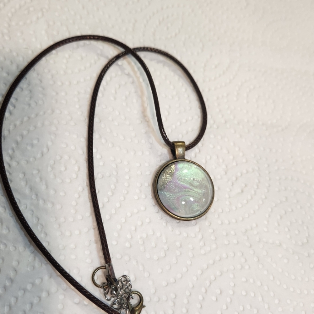 Hand-crafted Acrylic Paint Necklace